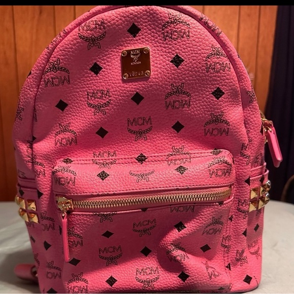 MCM Pink Backpack